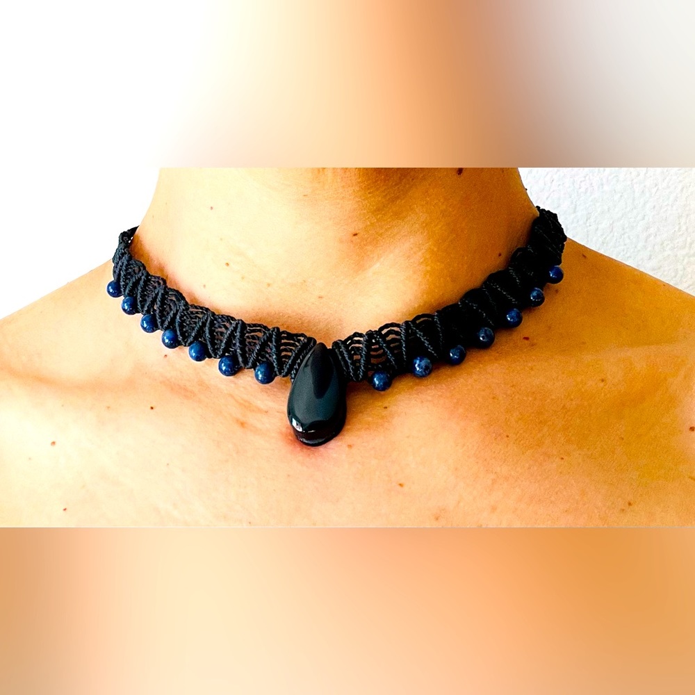 Macrame Necklace.